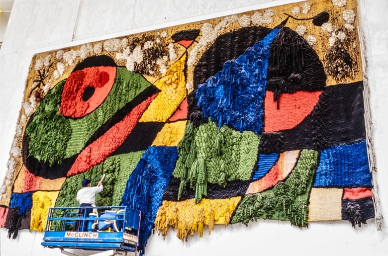 Centro de tapiz de Joan Miró, España
