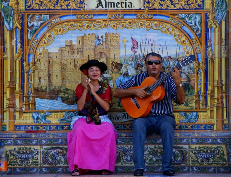Flamenco en Almeria, España