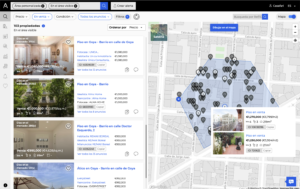 El buscador de inmuebles de CASAFARI