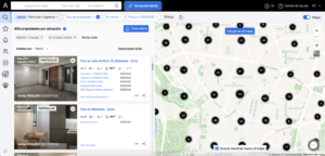 Búsqueda de propiedades dentro del Property Sourcing de CASAFARI