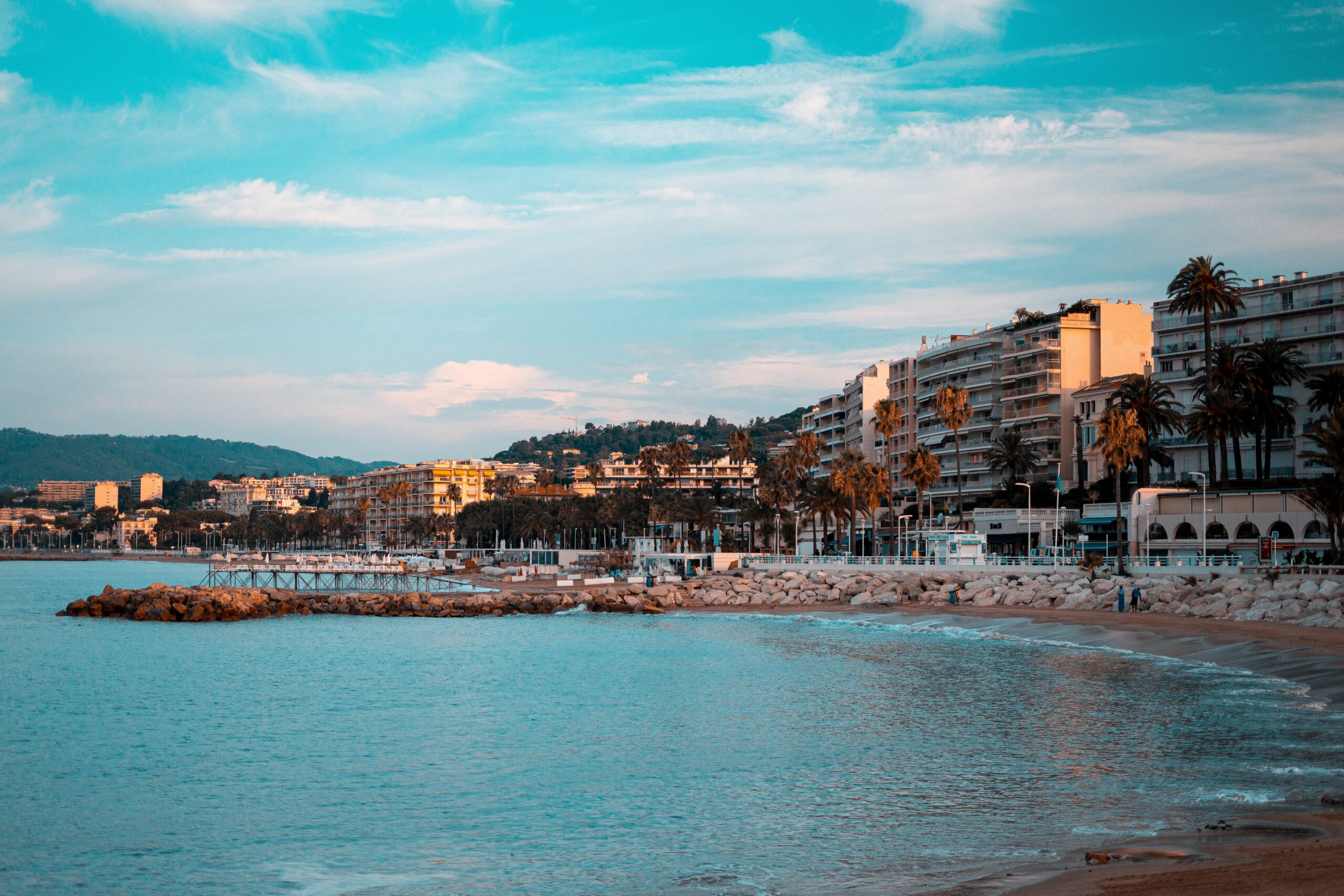 Sunrise in Cannes, French Rivera