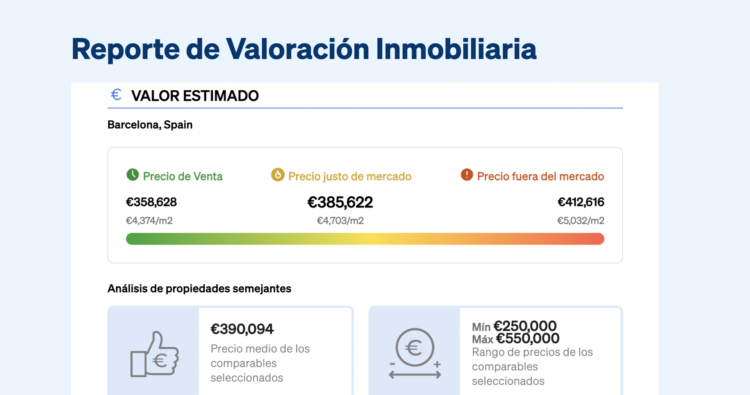 Todas las secciones del informe de CASAFARI de análisis comparativo de mercados