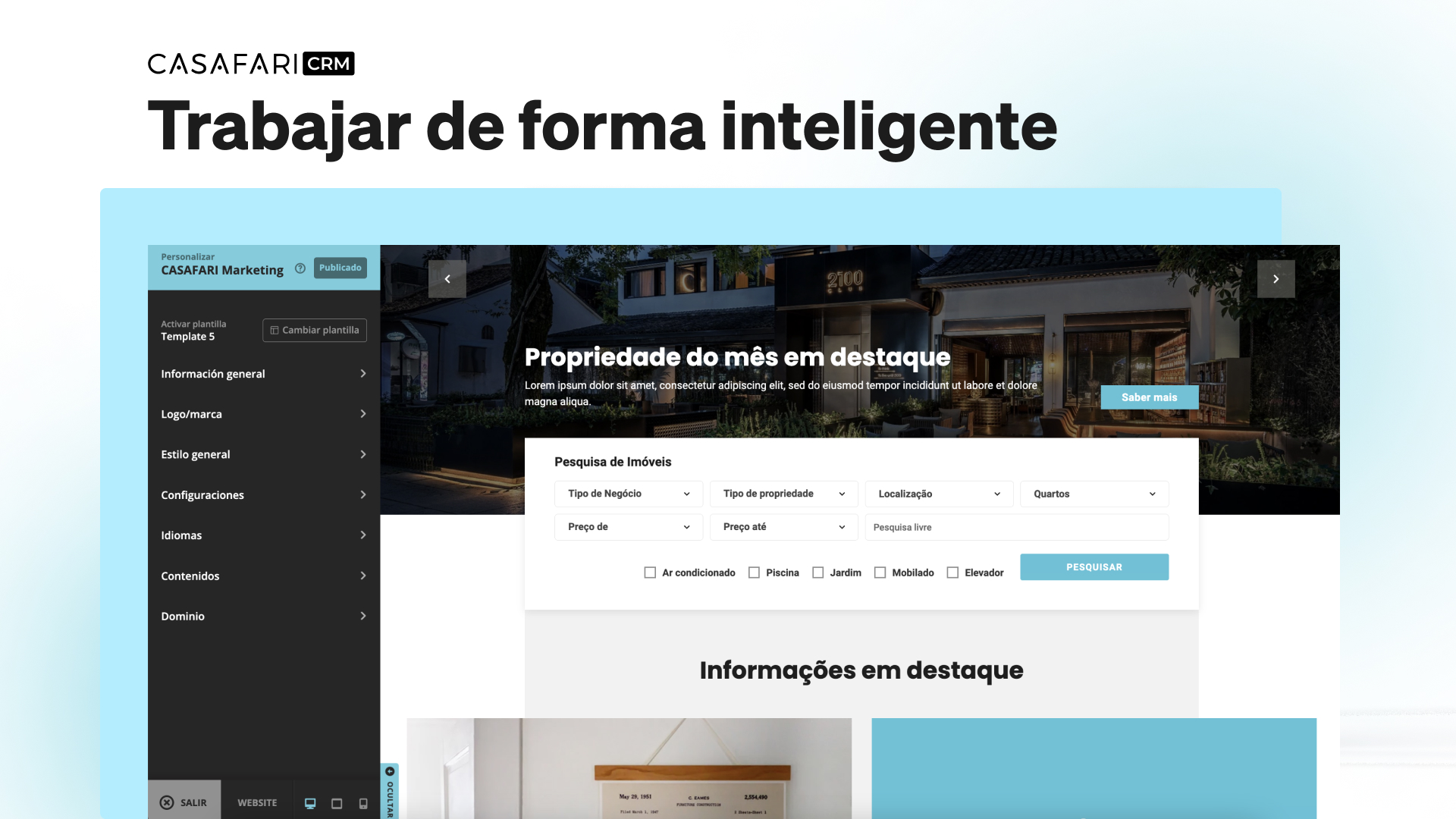 Trabajar de forma inteligente con CASAFARI CRM