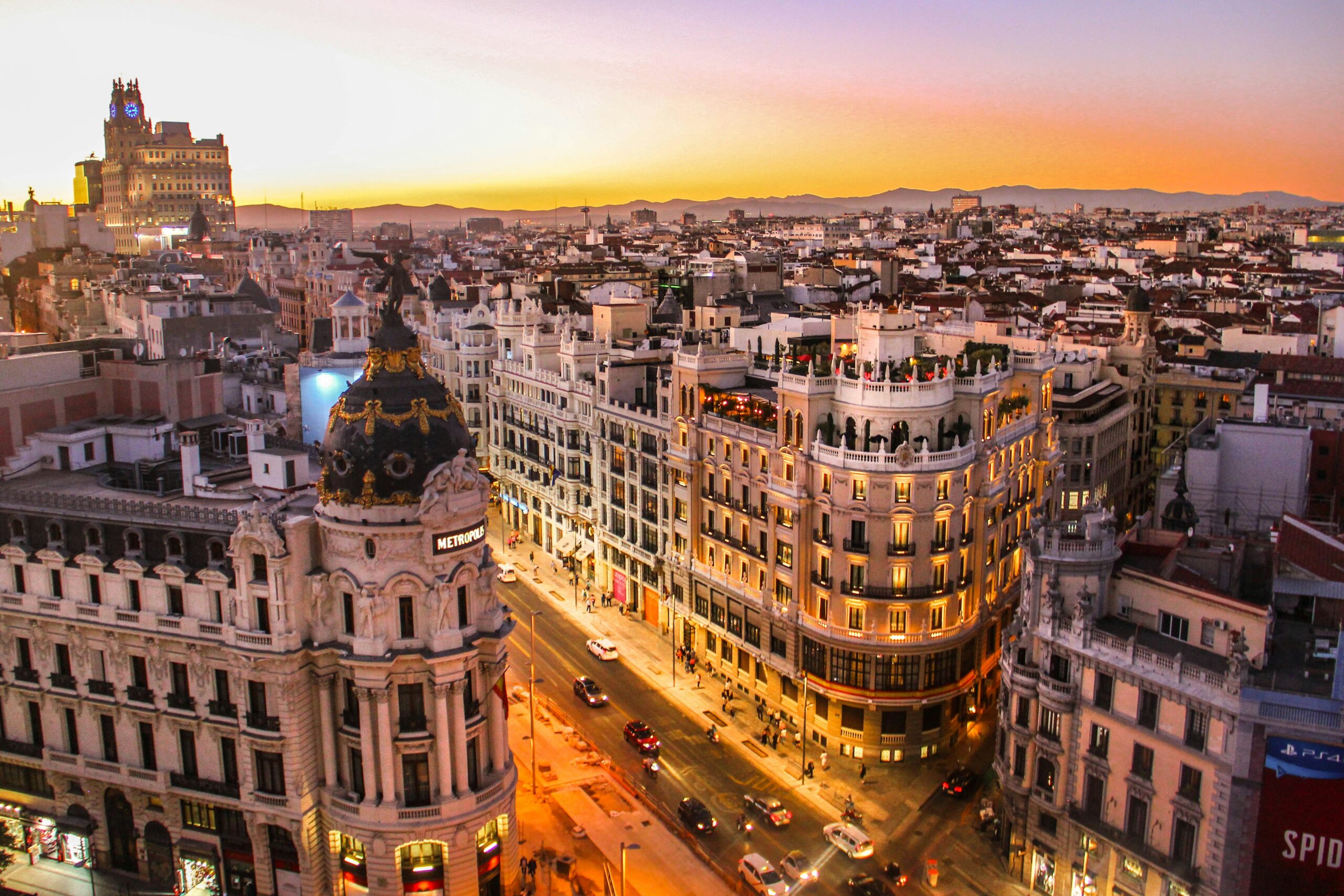 Gran Vía, Madrid, España