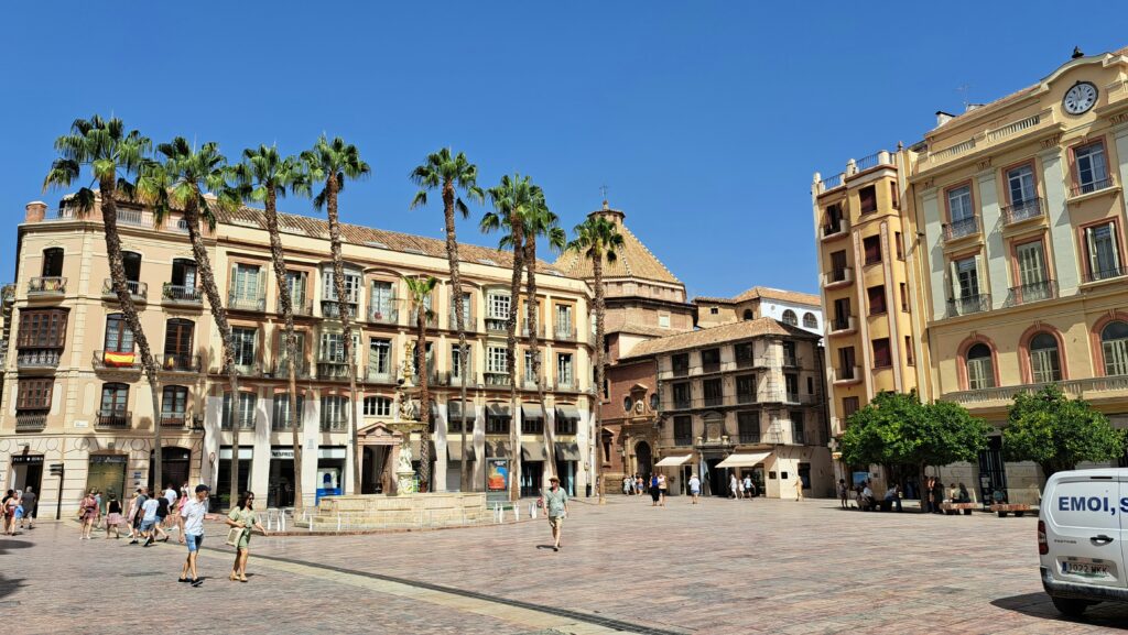 Plaza de la Constitución, Málaga, España