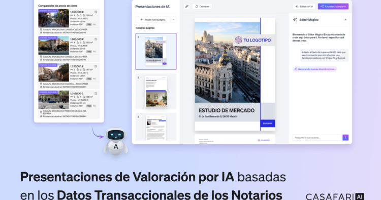Gráfico que usa datos de Notarios para mostrar el impacto financiero de sobrevalorar una vivienda.